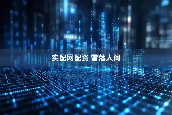 实配网配资 雪落人间